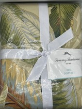NEW Tommy Bahama King Palmiers Duvet Cover Set Green picture