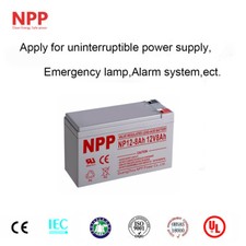 NP12-8Ah (F2) Rechargeable SLA Battery Replace UB1280 PS12-8 MK8-12 PX12072-HG picture