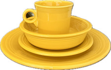 Fiesta 4-Piece Place Setting -OR- Buy Individual Pieces - Sunflower picture