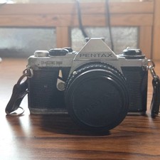 Pentax ME Super 35mm SLR Film Camera with SMC Pentax-M 50mm f/2 Lens Silver picture
