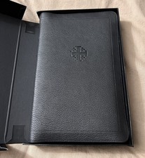 Schuyler Treveris KJV Leather Bound Full-Yap Black Goatskin w/ Box New Unread picture