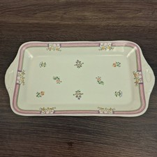 Vintage Laura Ashley Alice Pattern Rectangular Serving Tray Made in England picture