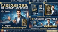 Claude Crash Course Build Automate Monetize with AI + 2 Bonus Books Learning AI picture