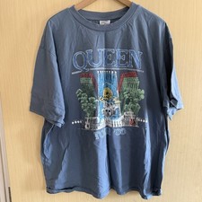 Official Queen 1980 The Game World Tour Concert T-Shirt Men's Size 3XL - Blue picture