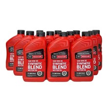 Motorcraft SAE 10W-30 Synthetic Blend Motor Oil 12 Qt Ford OEM picture