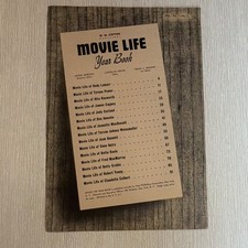 1942 Hedy Lamarr Movie Life Year Book Vol 1 No 1 Complete 8 Page Feature picture