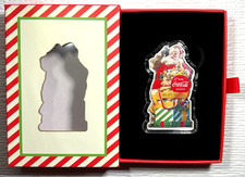 Coca-Cola® Santa 1 oz .999 Silver Shaped Piece w/ Box & COA #0082/1500 picture