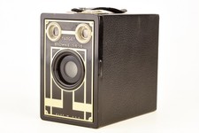 Kodak Target Brownie Six-16 Art Deco 616 Roll Film Camera Working Vintage V26 picture