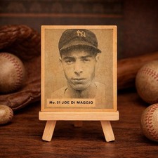Vintage Style Souvenir – Joe DiMaggio 1936-Inspired World Wide Gum Novelty Card picture