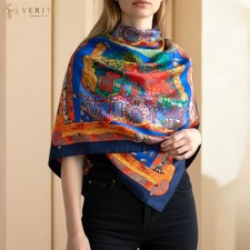 RARE VINTAGE HERMES Silk Scarf 