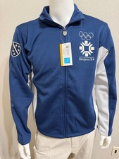 1984 Sarajevo Official Olympic Museum Collection Full-zip Jacket SZ LG picture