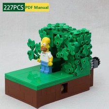 Homer Disappearing into Bush Meme – 227PCS Simpsons Building Block Set Funny Toy picture