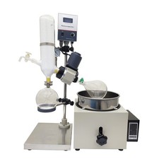 Used Lab Rotary Evaporator Manual Lifting Rotavapor Digital Condenser Good Seal picture