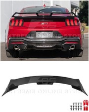 GT Style GLOSSY BLACK Rear Trunk Lid Wing Spoiler For 24-Up Ford Mustang S650 picture