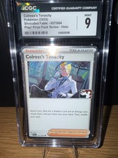 2025 Pokemon Colress's Tenacity #057 Play Prize Pack Holo SWIRL CGC 9 TOP POP picture