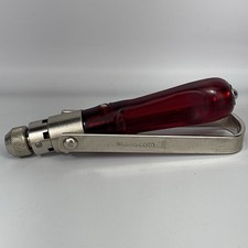 COLD WAR Era Weltrecord Ratcheting Flat Screwdriver West Germany HANDLE ONLY Red picture