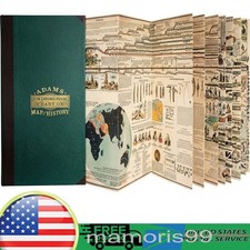 Adam's Synchronological Chart Map Of History Vintage World History Timeline picture