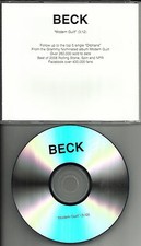 BECK Modern Guilt UTRA RARE TST PRESS PROMO DJ CD Single 2008 picture