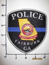 GA - Fairburn Police Dept patch Georgia Fulton County picture