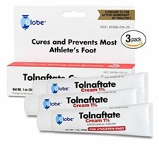 Tolnaftate Cream USP 1% Antifungal 1oz 3 packs - Compare to Tinactin BEST picture