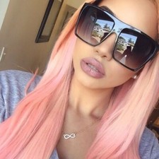  Sunglasses Flat Top Huge Big Oversized XXL Square Women 