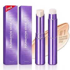 Face Color Love 2-In-1 Color Changing Foundation Stick with Brush, 2 Pack picture