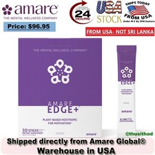 Amare Global Edge+ Grape 30 Sticks - New/Sealed Mood Metabolism ❗US Seller❗ picture