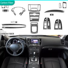 42Pcs Infiniti G37 2-door coupe full carbon fibre interior kit 2010-2013 picture