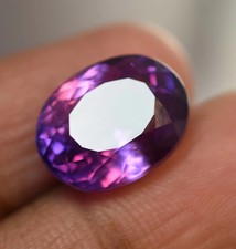 Certified 10.70 CT Natural Ceylon Purple Pink Sapphire Oval Cut Loose Gemstone picture