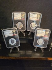 2014 Kennedy 50th Anniversary Silver 50C 4-Coin Set NGC PF/SP 70 FUN Show 2015 picture