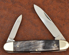 RARE HEN & ROOSTER 111 YEAR ANNIVERSARY 1976 HORN CIGAR KNIFE 1/300 (24557) picture