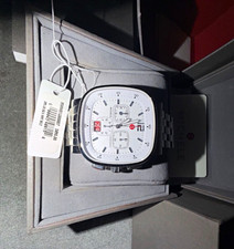 MICHELE Sport Sail 38mm Quartz Chronograph Date White Dial SS 50m Box picture