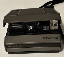 Vintage Polaroid Spectra System Instant Film Camera Powers On Red Light Tested picture