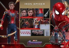 Hot Toys Avengers: Endgame Iron Spider Spider-Man 1/6 MMS761 LED w/ Stand picture