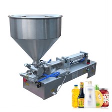 110V Pneumatic Liquid Filling Machine 100-1000ml Liquid Paste Filler US picture