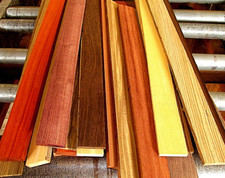 15 COLORFUL PIECES MIXED EXOTIC DOMESTIC SPECIES CUTTING BOARD WOOD LUMBER ~24