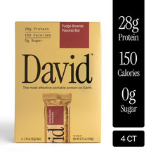David High Protein Bars, Fudge Brownie - 28g Protein picture
