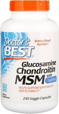 Doctor's Best (1 pack of Glucosamine Chondroitin MSM with OptiMSM,240Veggie Ca)- picture
