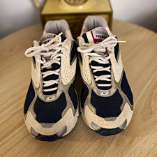 Reebok Premier Cushion Men's Running Shoes Lace Up White/Navy/Red US 9.5 picture