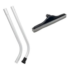 Commercial Wet Dry Vacuum Squeegee Tool w/ 2 Pc S Wand Universal Fit picture