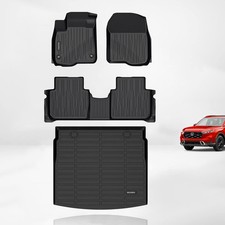 KELCSEECS Floor Mats & Cargo Liner Custom for 2026 2025 2024 2023 For Black  picture