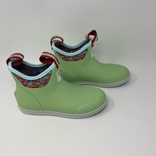 XTRATUF FisheWear Ankle Deck Boots Seafoam Green Women’s 6M picture