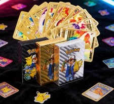 55Pcs New Multi Color Pokemon TCG Foil Card picture