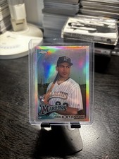 2010 Topps Chrome - Giancarlo Stanton #190 Refractor Mike on Card (RC) picture