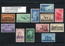 1956 US Commemorative Set #1073-74, 1076-85   MINT NH picture