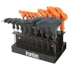 Ironton 18-Pc. T-Handle Hex Key Set, SAE/Metric Sizes picture