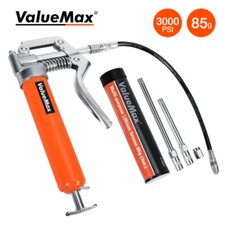 ValueMax Mini Grease Gun Kit 3OZ Grease 12'' Flexible Hose 5'' 3