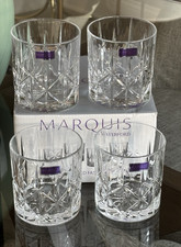 Set of 4 Marquis by Waterford Crystal Sparkle DOF Glasses Tumblers NIB picture