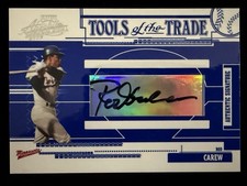 2005 Playoff Absolute Memorabilia Tools of the Trade Rod Carew #TT-174 Auto /100 picture
