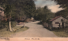 Danbury CT Mill Plain Bridge Postcard picture